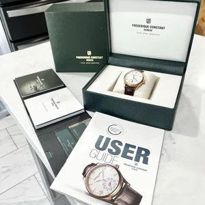 Reloj inteligente para hombre Fredrique Constant Quartz Swiss Connect FC-285X5B4\6 tono dorado - Imagen 1 de 20