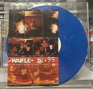Waifle / Pg.99 Do You Need A Place To Stay? Split LP RARE BLUE MARBLED VINYL - Picture 1 of 5