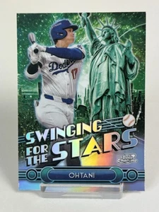 2025 Topps Chrome Shohei Ohtani LA Dodgers Swinging For The Stars Fanatics Fest - Picture 1 of 2