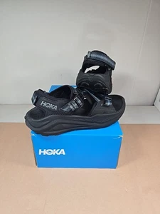 Sandali neri taglia 11 D Hoka One Infini Hike TC uomo venditore USA nuovi con scatola - Foto 1 di 14