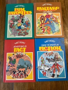 Lot of 4 Walt Disney Parade Golden Books Fact Fiction Fantasy Fun Favorites - Imagen 1 de 24