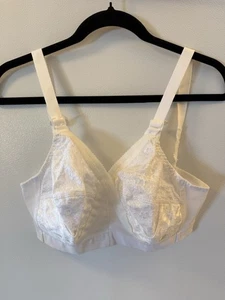 Vintage Underscore White Bullet Bra Soft Cup Bra 36D Rockabilly Cone Pointy NWOT - Picture 1 of 9