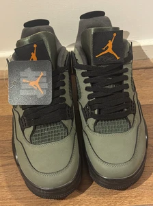 Size 10.5 - Undefeated x Air Jordan 4 Retro 2025 Green - Bild 1 von 5