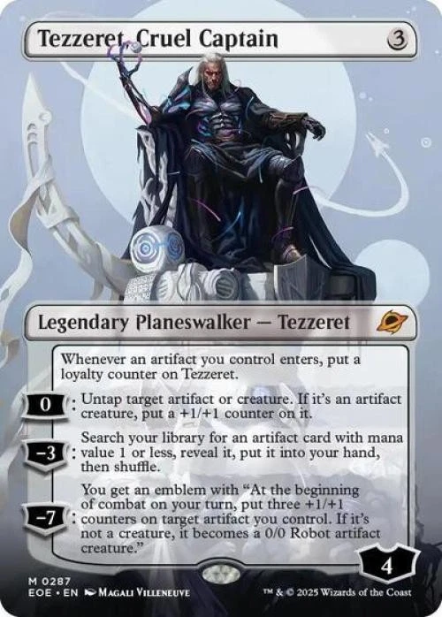 Tezzeret, Cruel Captain (Borderless) - Medium Play MTG Edge of Eternities - Image 1 of 1
