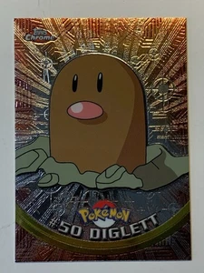 2000 Topps Chrome Pokemon Serie 1 #50 Diglett KOSTENLOSER KOMBINIERTER VERSAND - Bild 1 von 2
