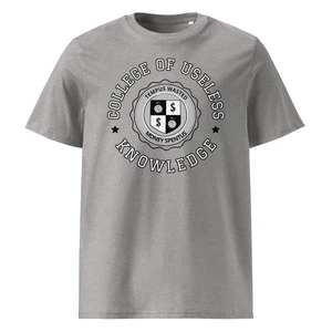 College of Useless Knowledge, University, Alumni, new organic cotton t-shirt - Picture 1 of 4