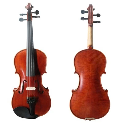 HandMade Violin Outfit 1/4 -high quality-Sweet Sound,  Flamed maple - Image 1 of 4