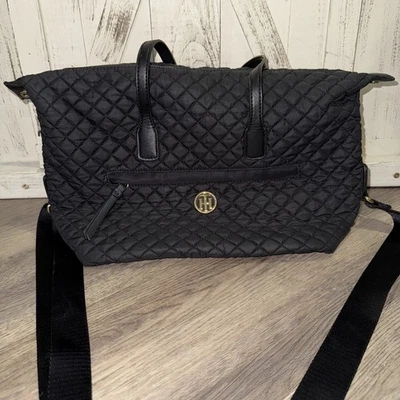 Tommy Hilfiger Lona-Diamante Acolchado Negro, Convertible Lona-Diamante Acolchado Foto 1 de 4