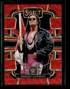 Bret "Hit Man" Hart 2024 Panini Select WWE Concourse Red Wave 51/99 [don43 - Picture 1 of 2