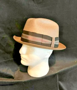 Vintage Churchill Ltd Men’s Panama Straw Hat Italian Silken Milan, 7 1/8 - Picture 1 of 11