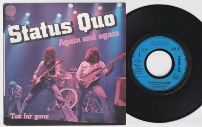 STATUS QUO * Again And Again * 1978 French only PS * - Image 1 of 2