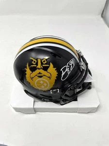 Brett Keisel Pittsburgh Steelers Unterzeichnet Da Bart Eigener Mini Helm M /JSA - Picture 1 of 1