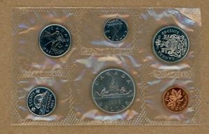 1968 Royal Canadian Mint Uncirculated Coin Set in Original Envelope - Picture 1 of 6