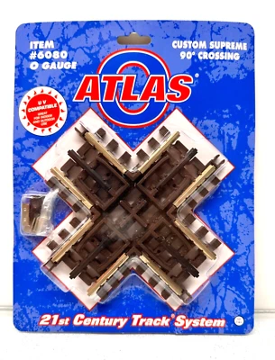 Atlas #6080 O Gauge 3-Rail Custom Supreme 90 Degree Crossing  NEW - Image 1 of 2