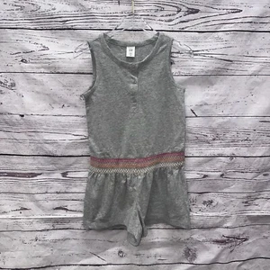 Gap Girls Sleeveless Grey Romper Size 5y Toddler - Picture 1 of 3