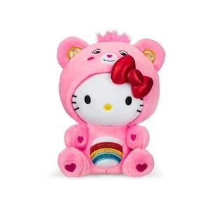 Care Bears Hello Kitty als Cheer Bear verkleidet 8 Zoll lustige Größe Plüsch - weich, Alter 4+ - Bild 1 von 6