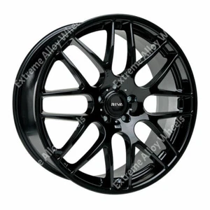 17"" Black DTM Alloy Wheels for Vauxhall Meriva Omega Speedstar Zafira 5x110 - Picture 1 of 5