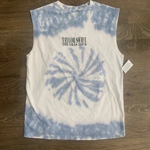 Taylor Swift Tank Shirt The Eras Tour Exclusive Tie-Dye Sleeveless Small NWT - Picture 1 of 6