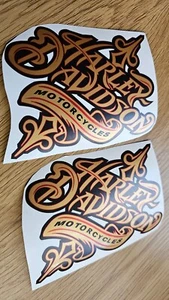 Harley-Davidson classic logo Fuel Tank Decals Stickers kit_118x144 mm - Picture 1 of 3