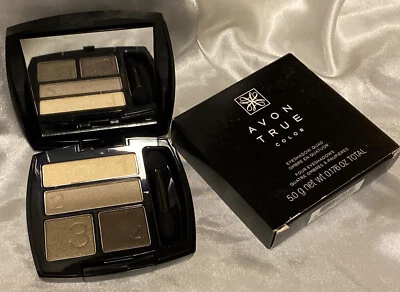 Avon  True Color Eyeshadow Quad Gilded Metallics New Old Stock - Image 1 of 4