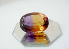Natural Loose Bolivian Ametrine Oval Shape Bi-Color 57.00 Ct. Gemstone Rare Size