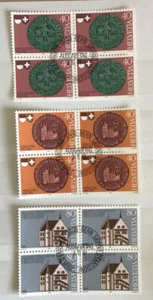 Switzerland 1981 Anniv Covenant Of Stans Blocks Of 4 CT Cat £8.25 £2 Start - Picture 1 of 1