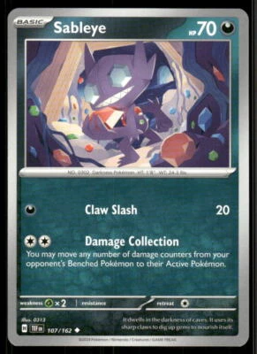 SV05: Temporal Forces #107/162 Sableye - Image 1 of 2