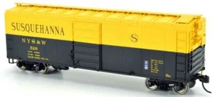 Bowser NYS&W - SUSQUEHANNA 40' coche de caja de una sola puerta #526 nuevo en caja RTR / ÚLTIMO - Imagen 1 de 1