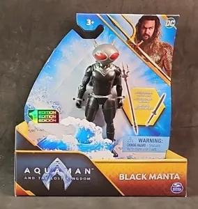 2023 DC Aquaman & The Lost Kingdom Movie Black Manta 4" Figure Spin Master - Picture 1 of 5