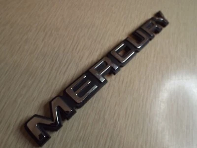 Mercury Script Emblem 1993 1994 1995 1996 1997 Villager Nautica Mini Van Insignia B Foto 1 de 4