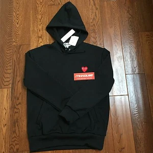 New Comme des Garcons Play Sweatshirt Pullover Hoody Hoodie Supreme Size L Fit M - Picture 1 of 7