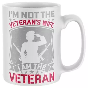 Not The Veterans Wife Mug Funny Mugs Coffee USA Army Retired Day Gifts - Picture 1 of 4