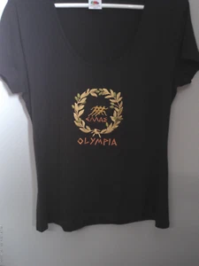 FRUIT OF THE LOOM OLYMPIA BLACK TEE SIZE XL - Picture 1 of 3