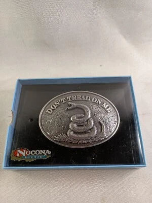 Nocona Belt Co Oval Don't Tread On Me Belt Buckle 37109 - Image 1 of 3