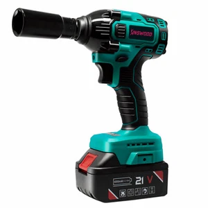 Kinswood Cordless Impact Wrench kit 21V with Drill Set 7 pcs Heavy Duty 310LB tq - Picture 1 of 6