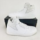 Jordan 1 Flight 3 Men's Trainers Lace Up Shoes Sneakers UK 10 White New ✅️👟