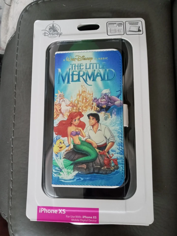 FUNDA para iPHONE XS PARK D-TECH LA SIRENITA de Disney con soporte y 3 ranuras para tarjetas Foto 1 de 4