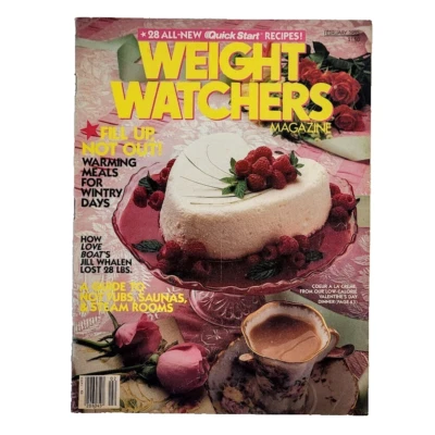 Weight Watchers Magazine February 1985 VINTAGE Ad Cigarette Smoking Dieting Loss Foto 1 de 4
