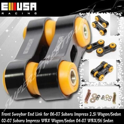 BARRA ESTABILIZADORA ANTIVUELCO DELANTERA End Link ajuste 04-07 Subaru Impreza  Foto 1 de 4
