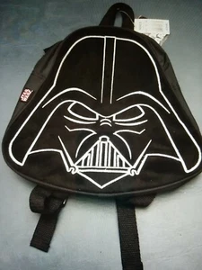 Disney's Star Wars Darth Vader Black & Silver Plush Small Backpack, NWT - Picture 1 of 4