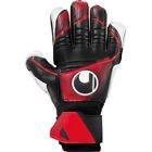 Rękawice bramkarskie męskie Uhlsport Powerline Soft Flex Frame czarne czerwone białe
