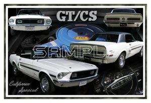 1968 Mustang GT California Special Poster Print - Bild 1 von 1