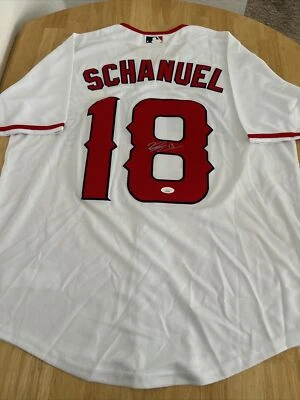 Nolan Schanuel Los Angeles Angels Autographed Jersey JSA Certified - Image 1 of 4