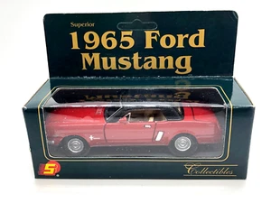 Ford Mustang 1965 5,5" superior fundido a presión #SS5719W con coche de acción tracción trasera rojo - Imagen 1 de 12