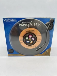 Verbatim Cd-R 5 Pack 700 Mb Digital Vinyl Multicolor Color Coded Design 94442 - Afbeelding 1 van 11