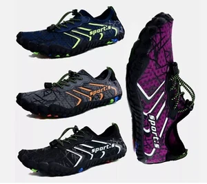 Scarpe da acqua calze pelle piedi nudi asciugatura rapida acqua spiaggia nuoto sport acquatici vacanze - Foto 1 di 116