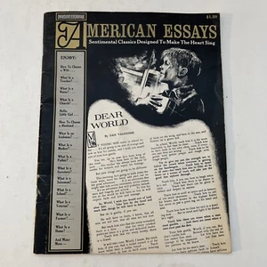 American Essays 1967 Vintage Sentimental Classics Dan Valentine paperback - Picture 1 of 6