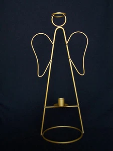 Metal Angel Table Top Candle Holder - Picture 1 of 1