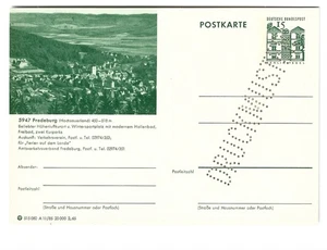 P 86 Bildpostkarte Druckmuster 15 Pfg. Tegel - Fredeburg - Picture 1 of 1