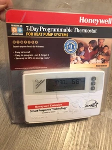 New Honeywell 7-Day Heat Pump Programmable Thermostat 2003 Model 3611 CT3611R  - Picture 1 of 4